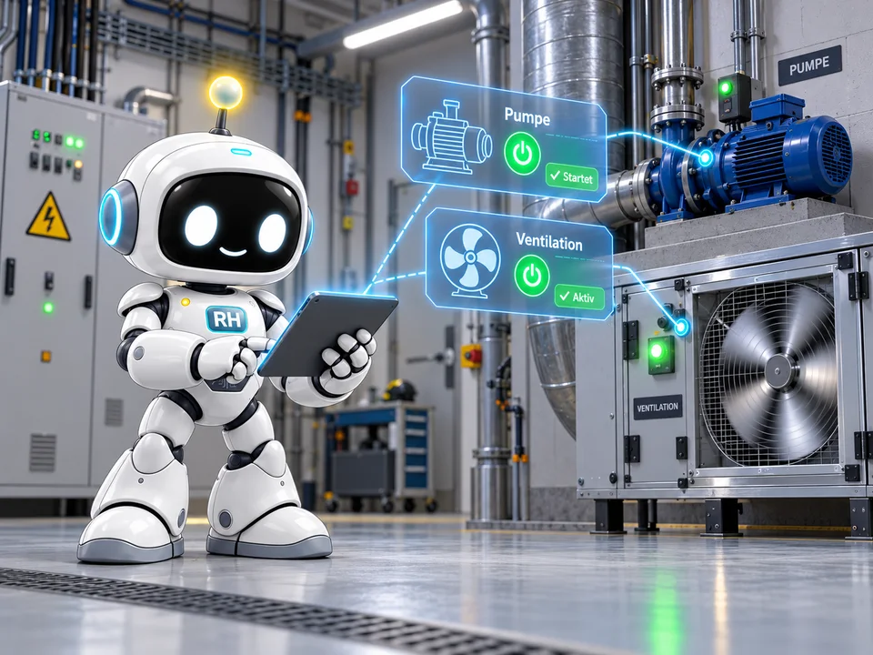 RH-Bot starter udstyr på en anden lokation