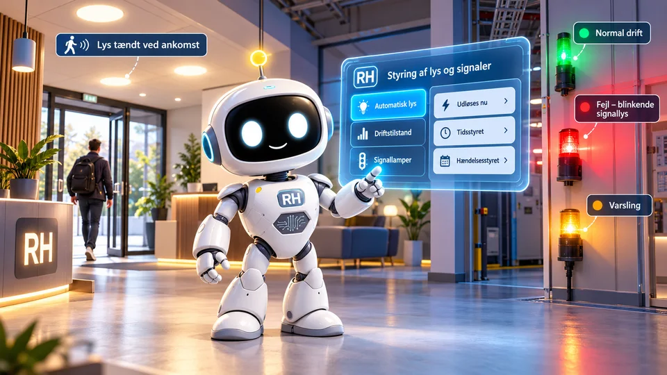 RH-Bot: Lys, der følger hændelser i et andet system