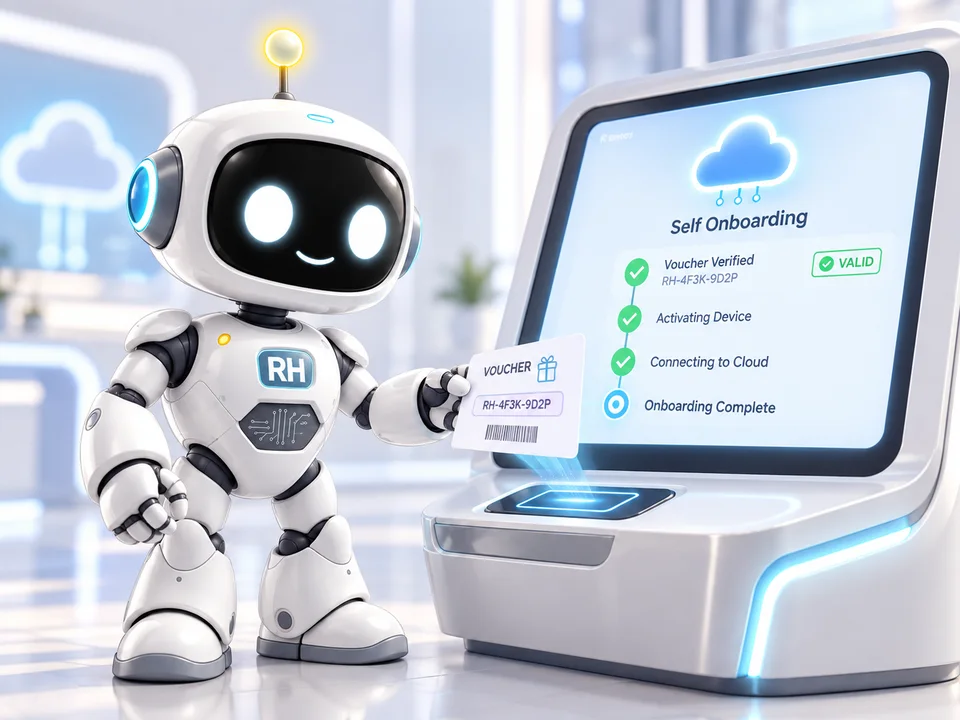 RH-Bot registrerer en controller med en voucher